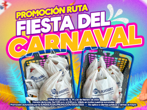 ¡Llega la RUTA: FIESTA DEL CARNAVAL!